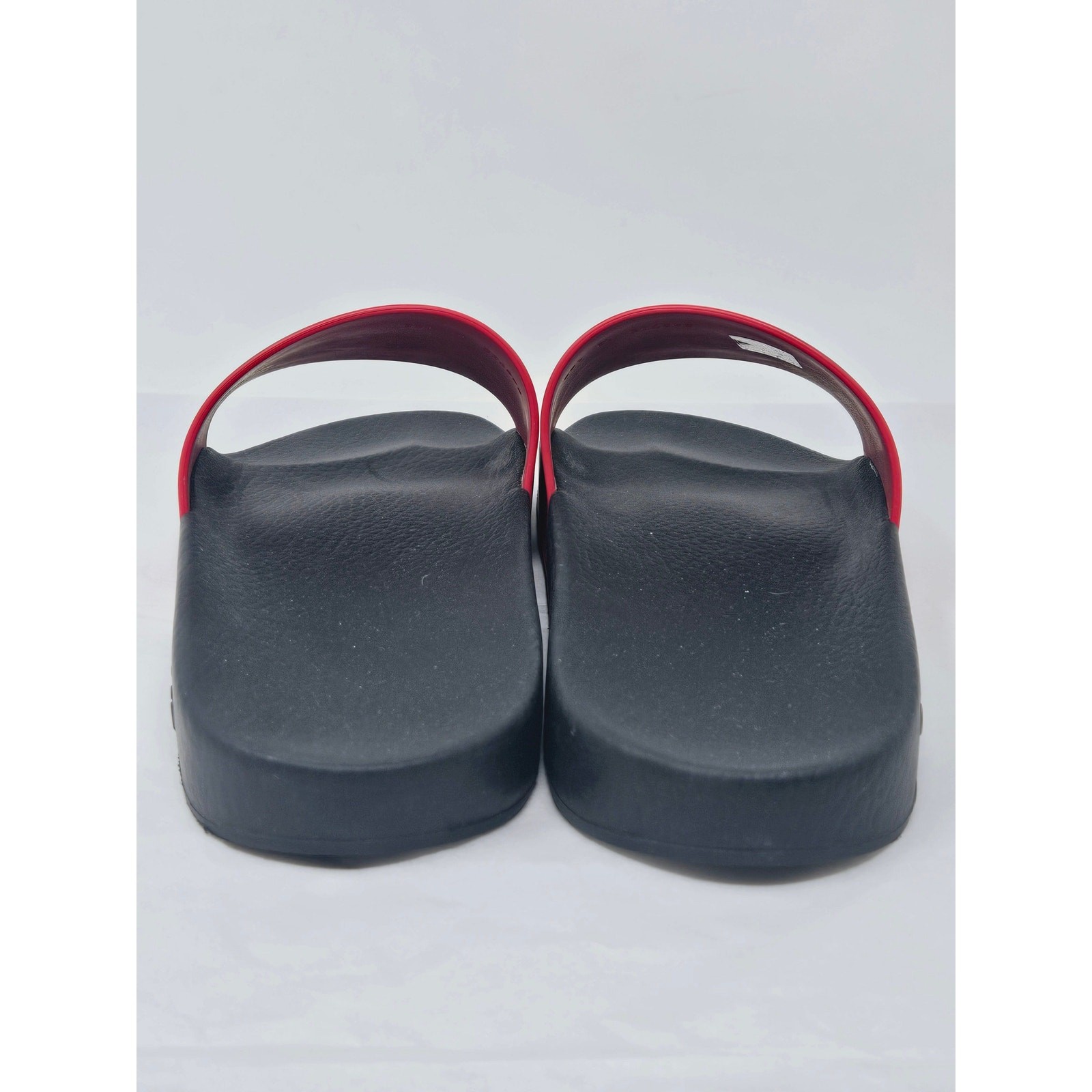 Gucci Red multicolor signature GG logo rubber sandals 40 sz