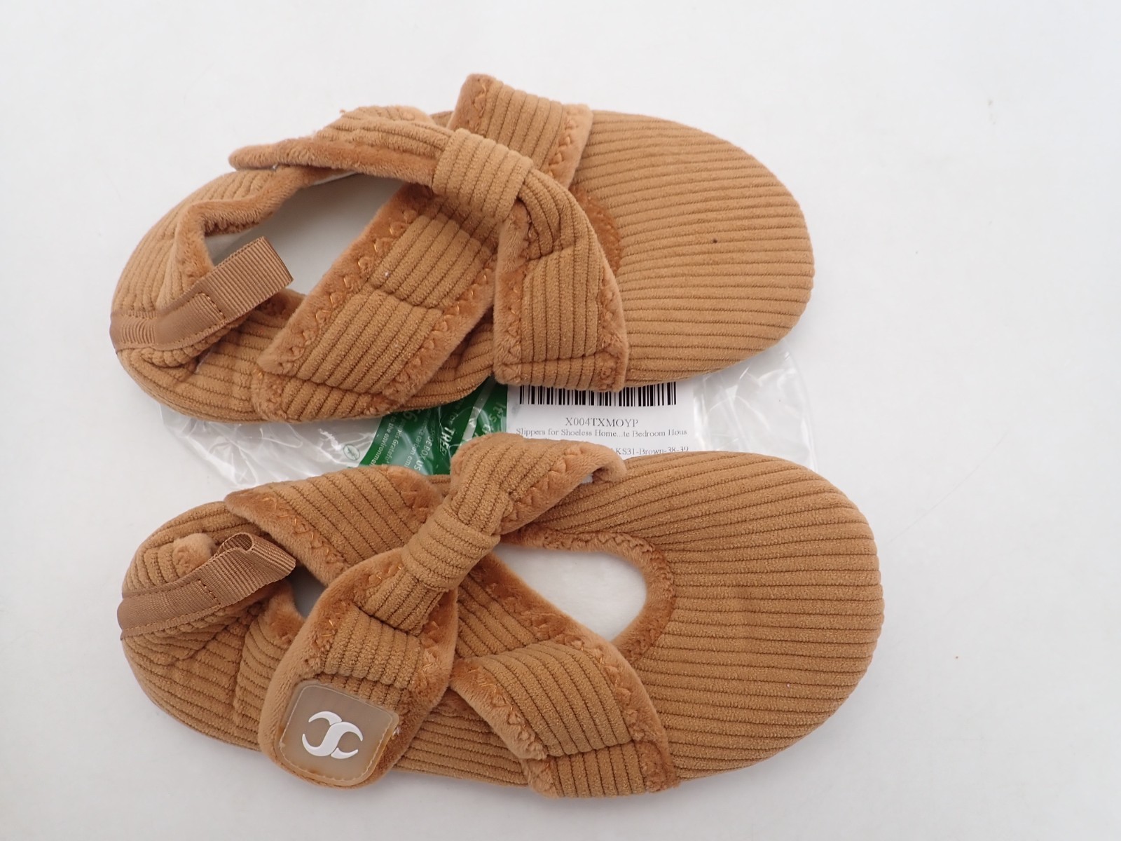 Scurtain Slippers Home Soft Warm Sock Slipper Washable Wide size 8-8.5