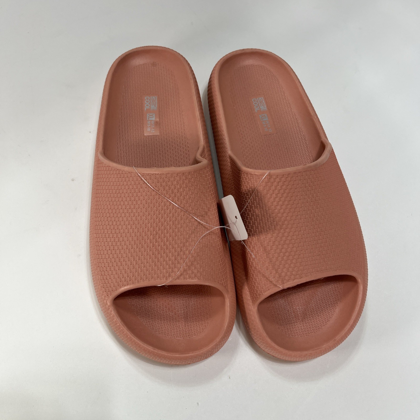32 Degrees Women’s Size XL (W 11-12 M-9-10) Cushion Slide Shower Sandal, Orange