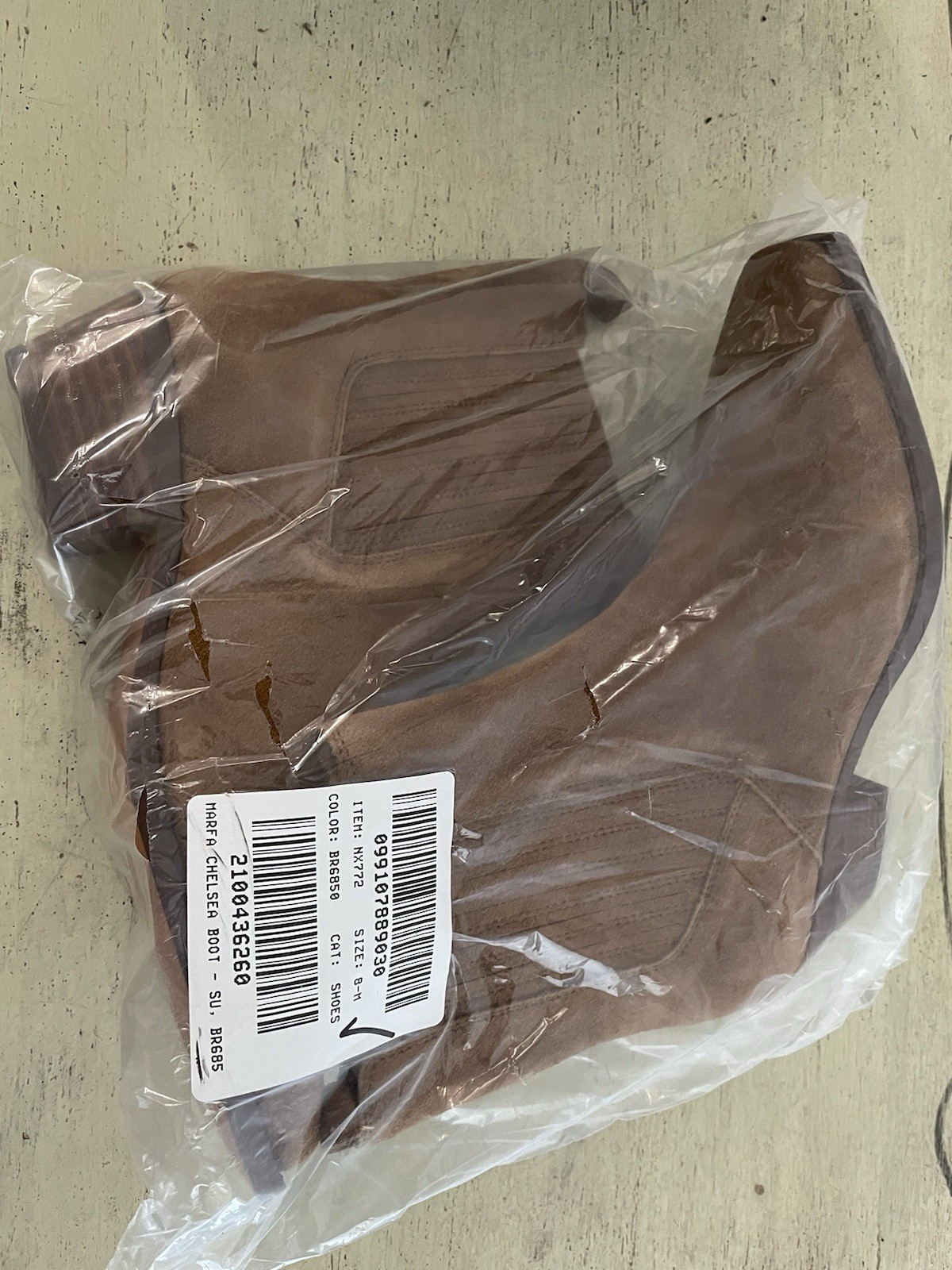 Madewell The Ingrid Chelsea Boot in Tan/Brown Suede Size 8 M NWOB $228