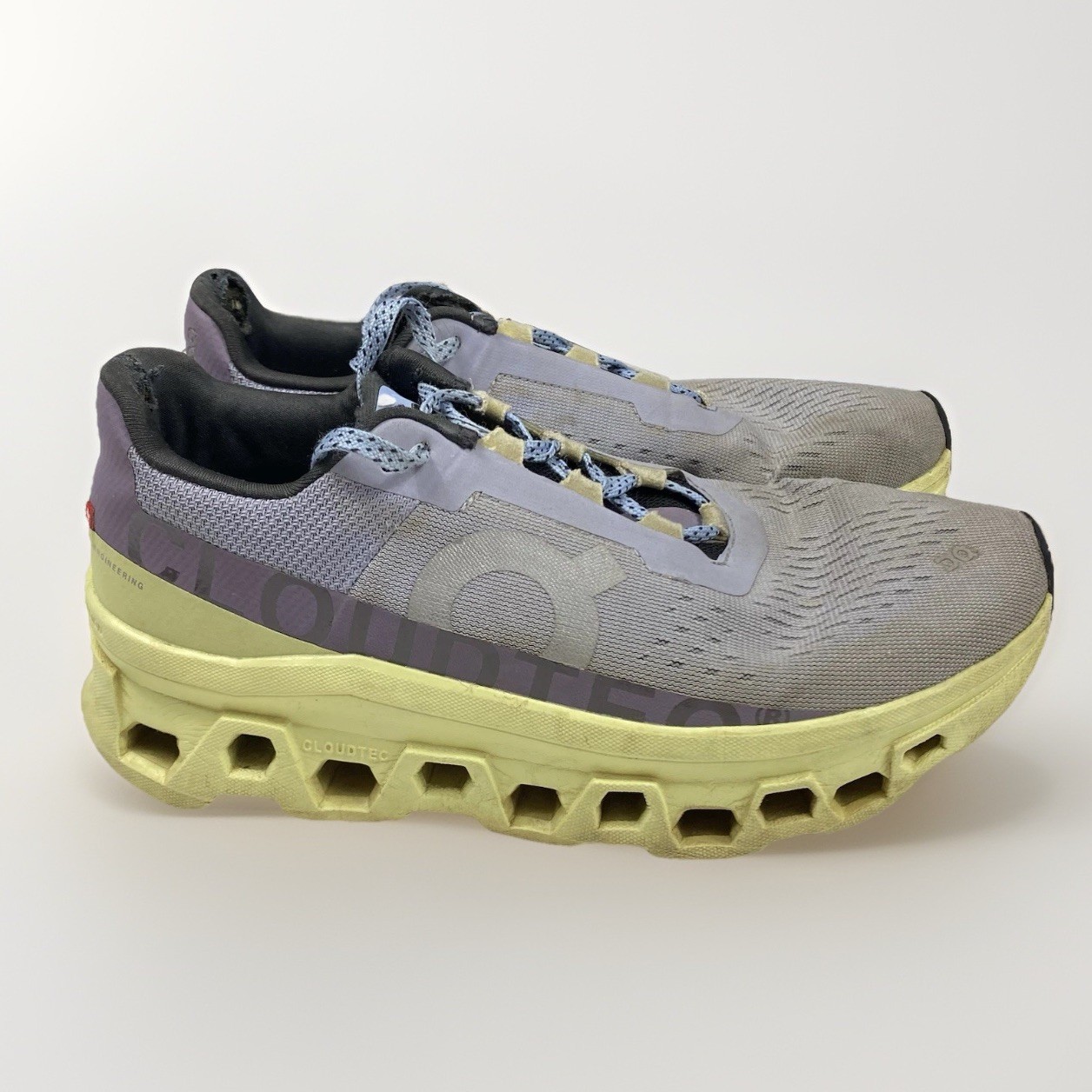 On Cloud Cloudmonster Women’s Size 7 Running Shoes Nimbus Hay (NO INSOLES) Fair