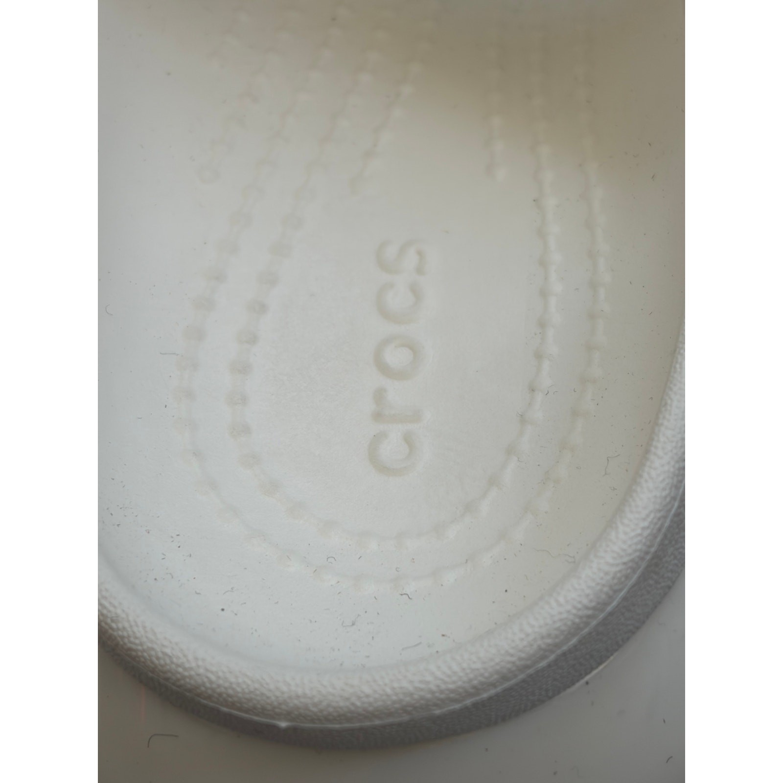 Crocs White Mega Crush Triple Strap Sandal Women’s Sz 10