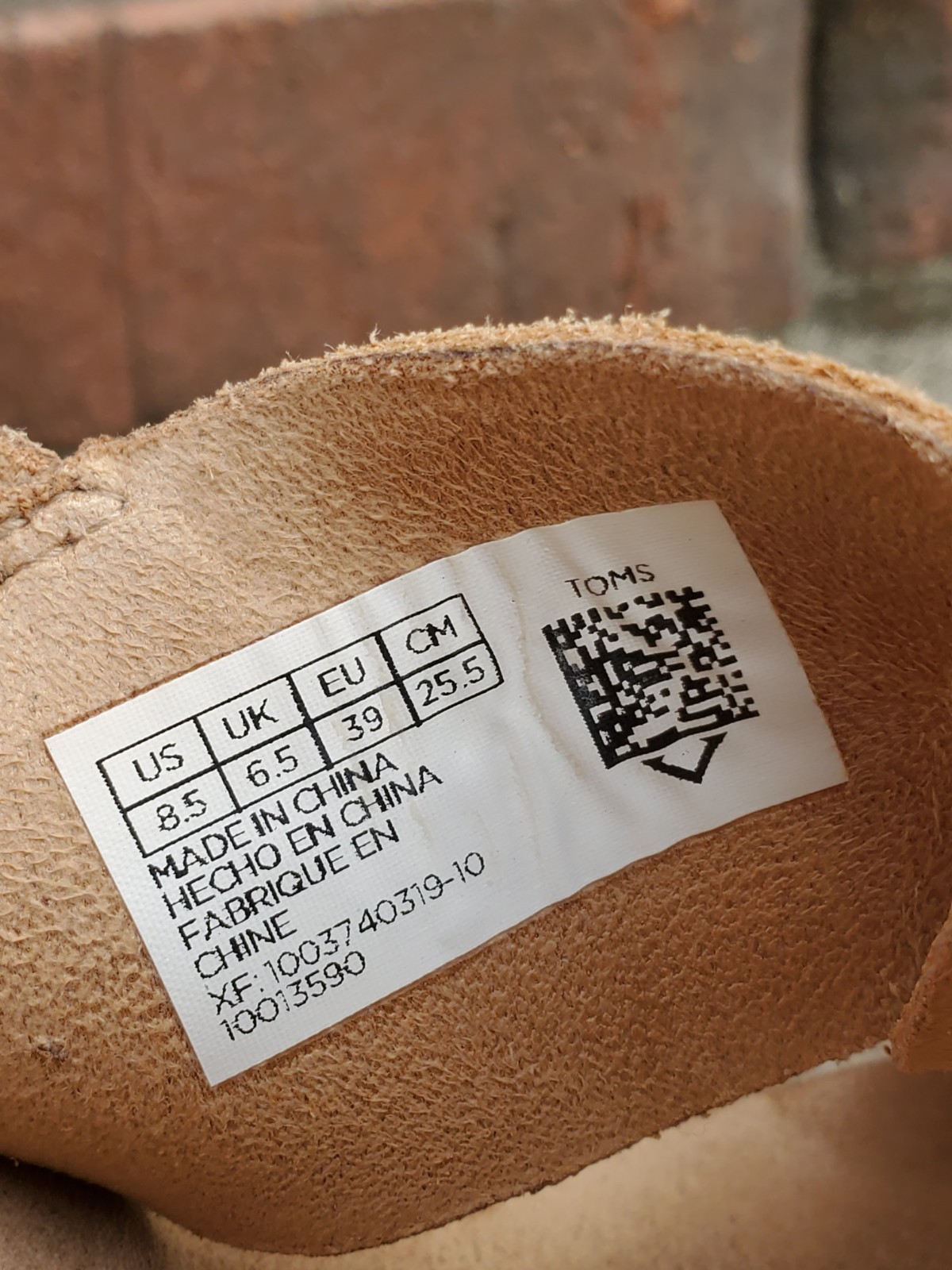 TOMS Ibiza Stiched Suede 3.5″ Heeled Sandal●Camel Colored●Good/Clean Cond●Sz.8.5
