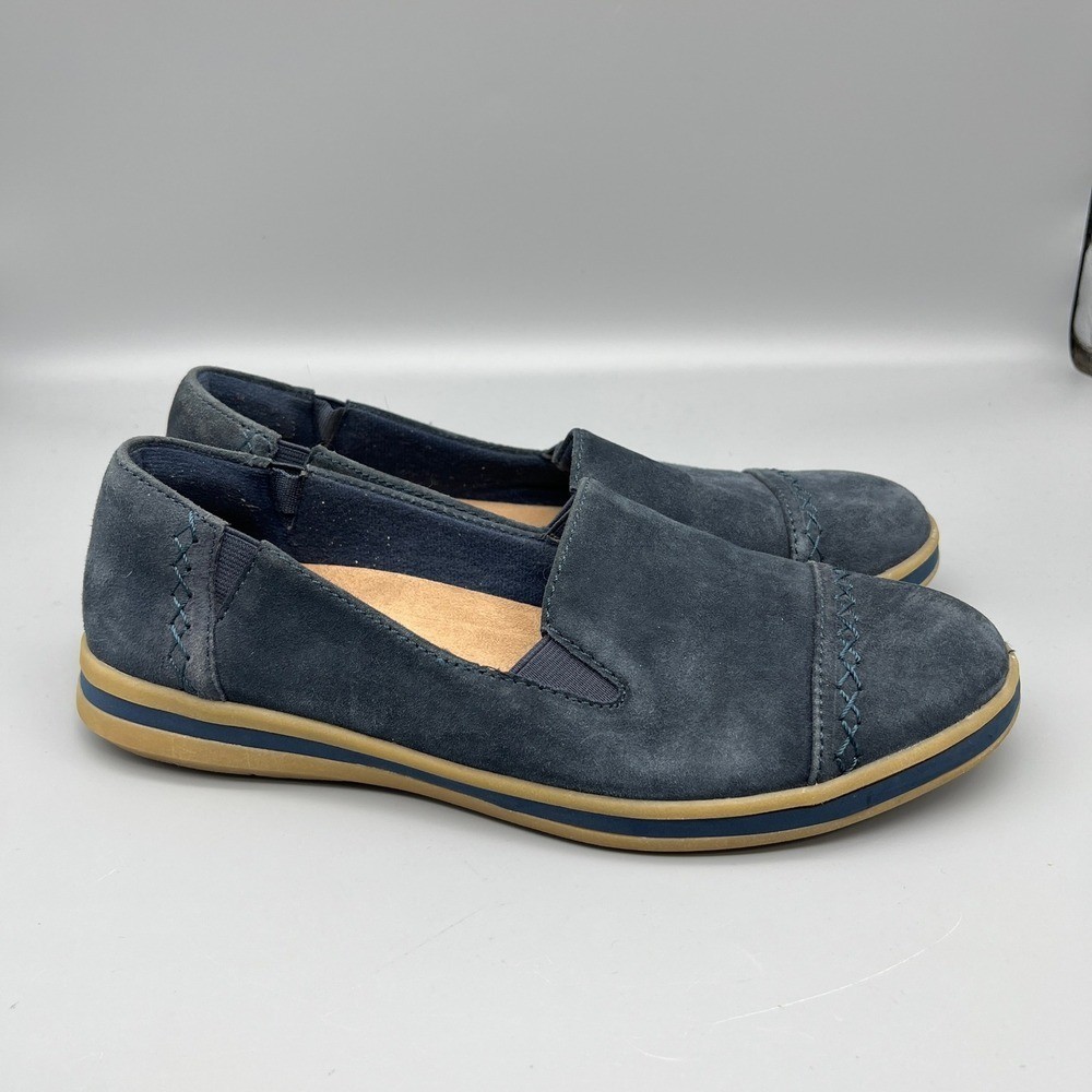 Earth Origins Britt Shoes Women 10 Leather Comfort Slip On Walking Supportive