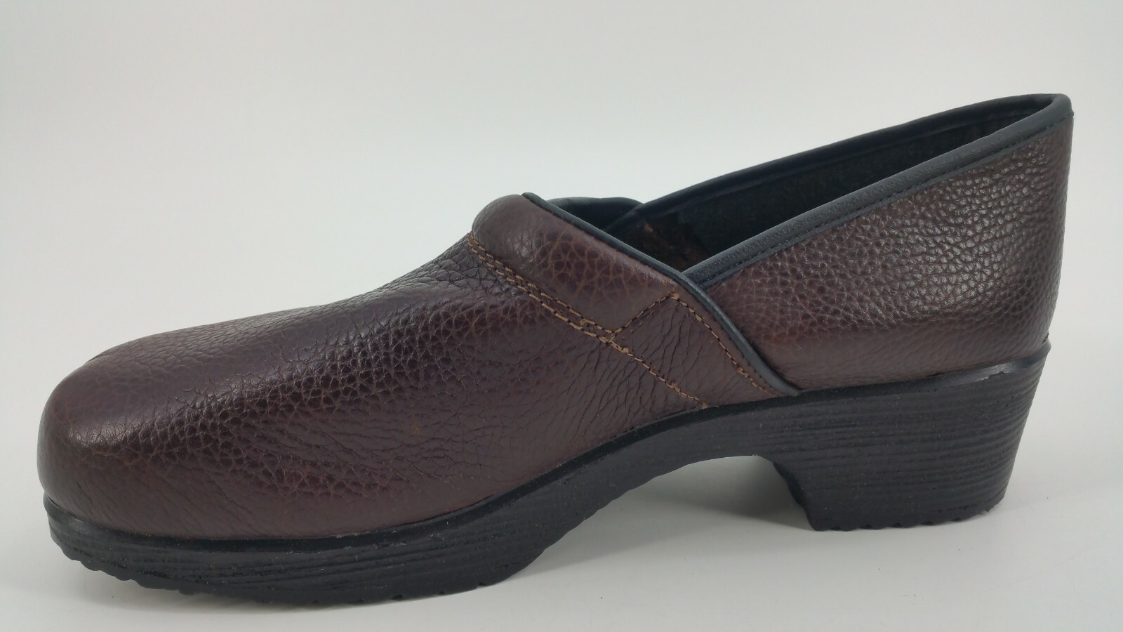 NEW Ana Tech Clogs Slip On Dark Brown Shoes Womens 45 EU 13 USA Comfort Leather