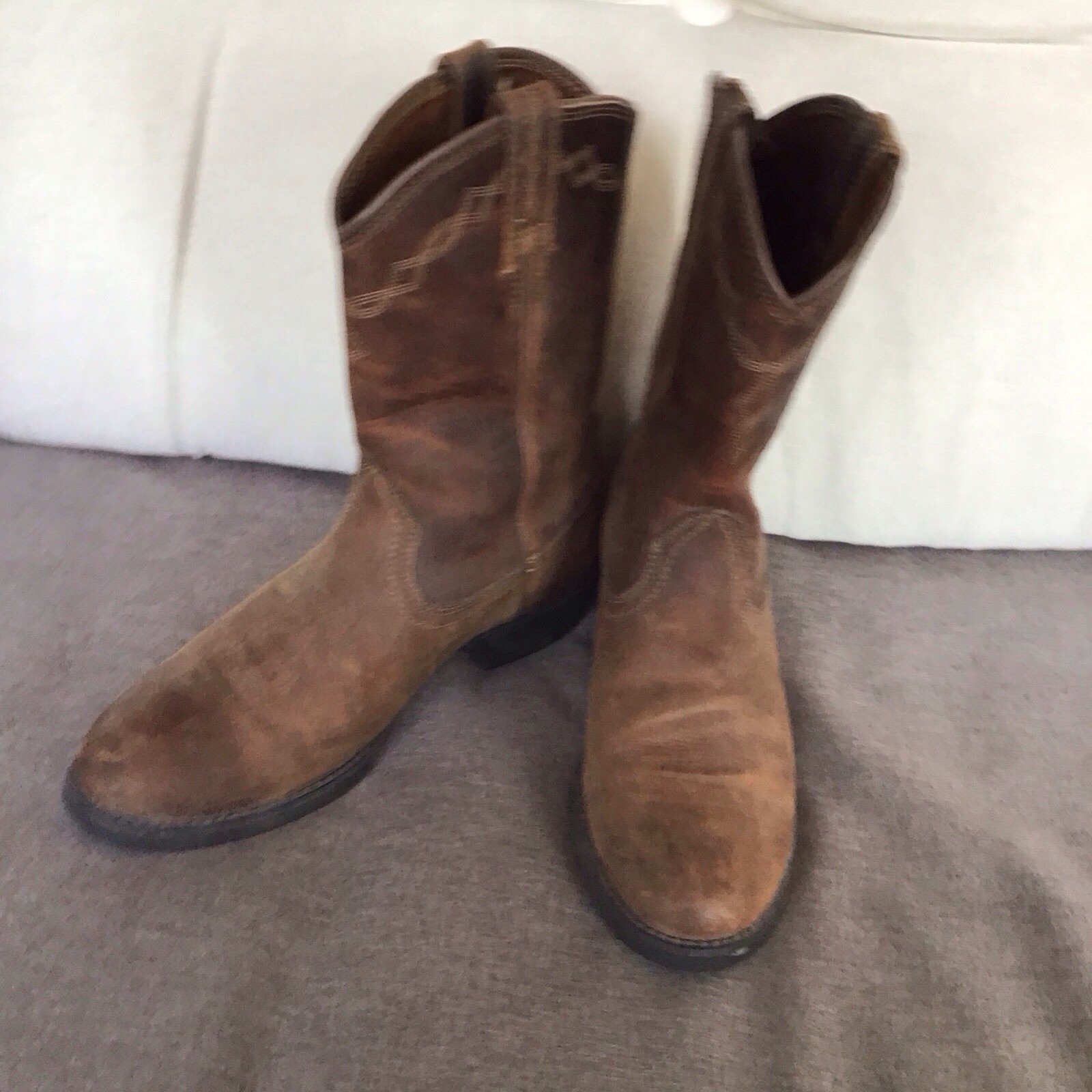 Ariat® Heritage™ Roper Western Boot (Women’s 7.5 M), Distressed Dusty Brown