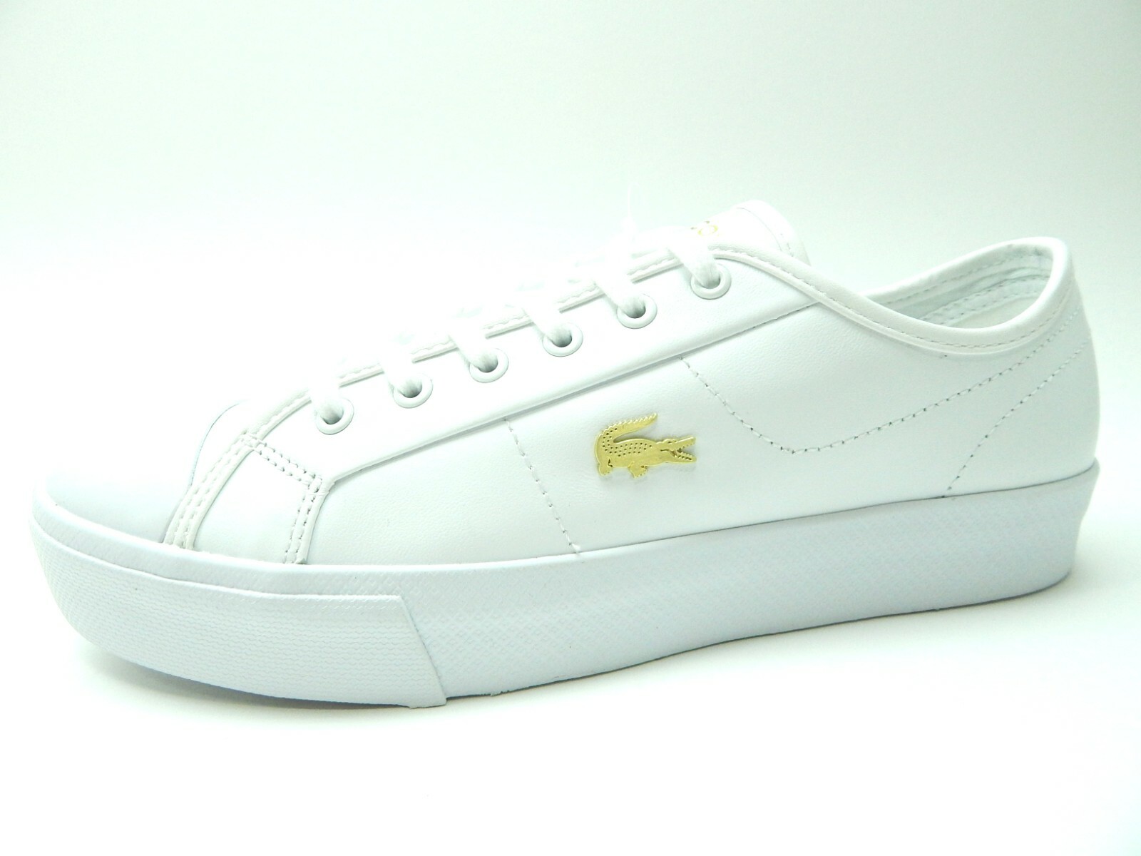 LACOSTE WOMEN’S ZIANE PLUS GRAND 1201 WHITE SHOES