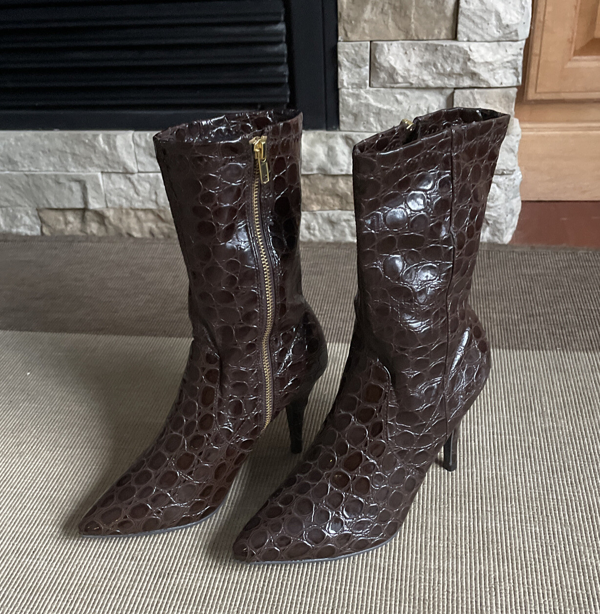 STEVE MADDEN WOMENS POINTED TOE ANKLE BOOTS size( Left￼ 8 Right￼￼ 7) ?!