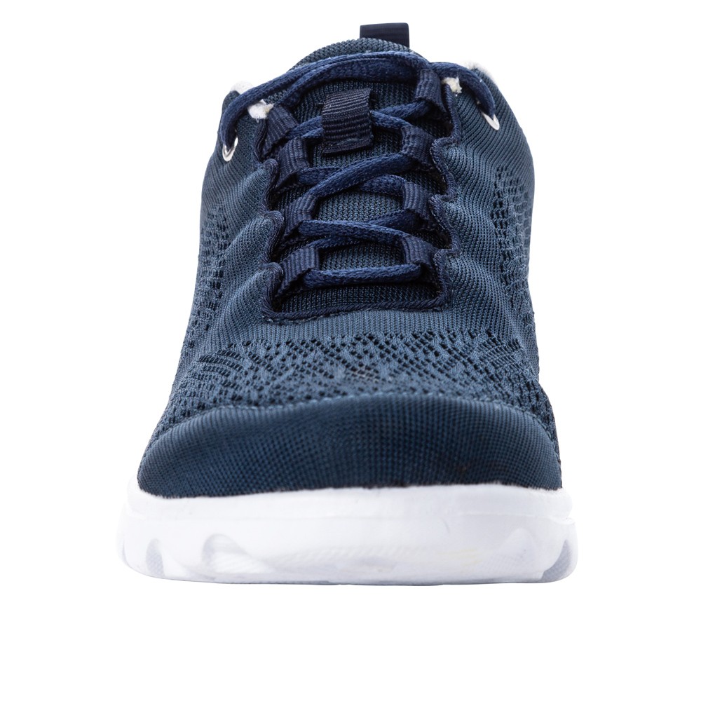 Propet Travelactiv Lace Up Womens Blue Sneakers Casual Shoes W5102NAV
