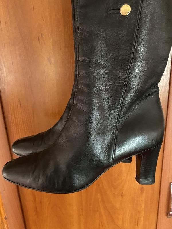 Women Bruno Magli boots black leather 40