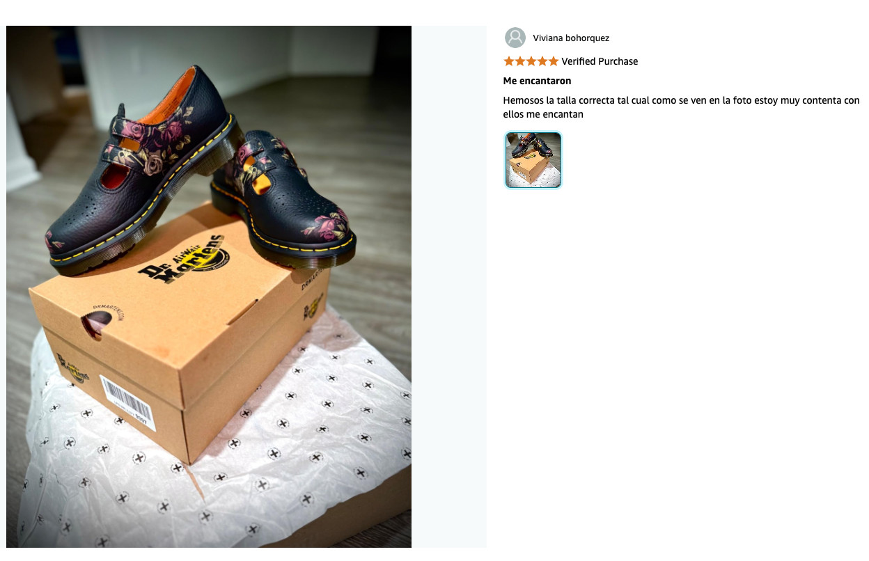 DR. MARTENS 8065 DECAYED ROSES NAPPA MARY JANE SHOES MSRP$190 CUTE & CHIC