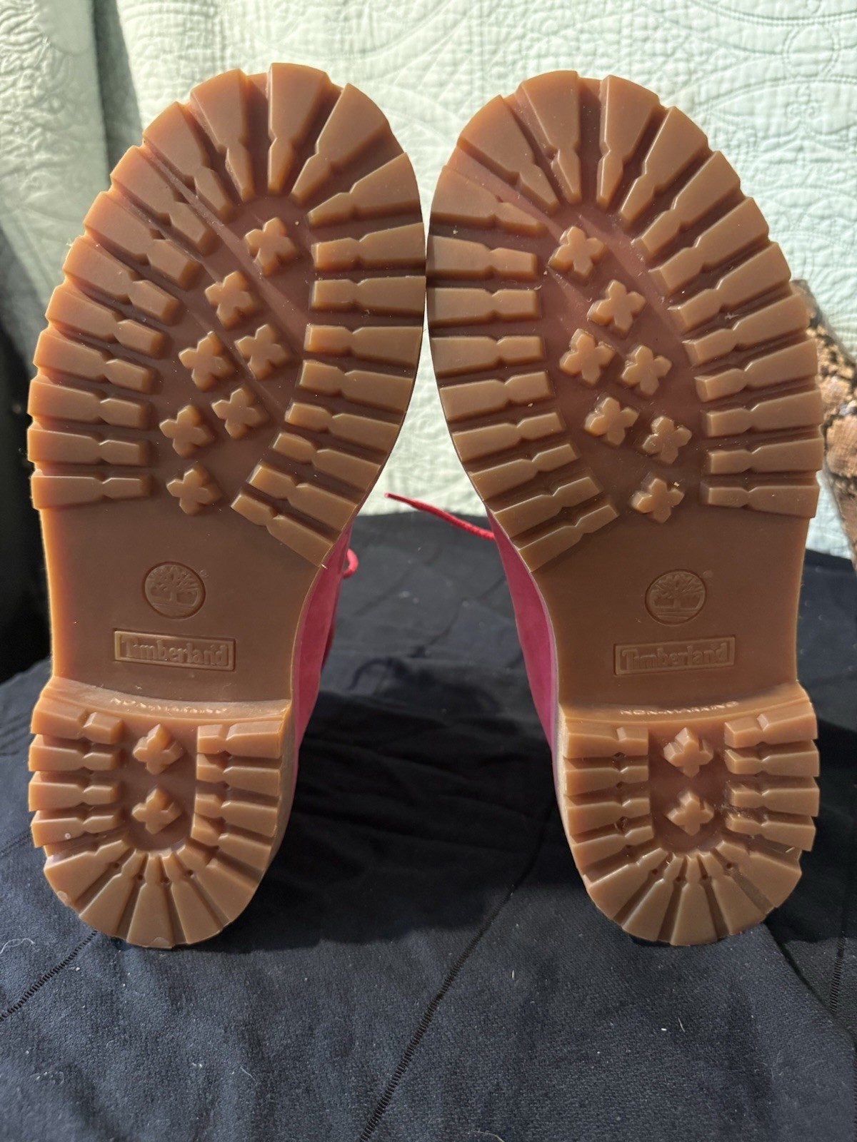 Timberland A1730 6 Inch Premium Boots Pink Nubuck Women’s 6.5 Waterproof Style