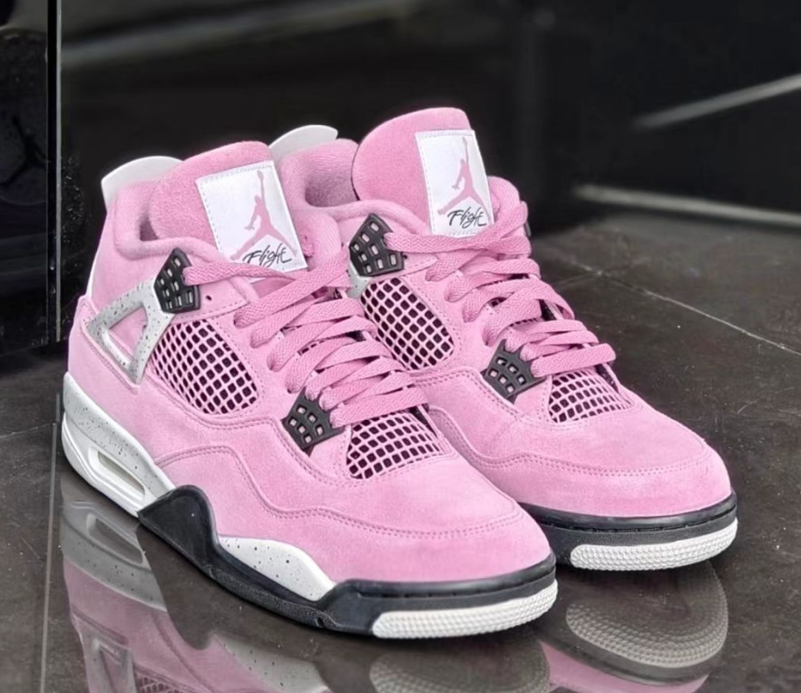 Jordan 4 «Orchid» Retro Basketball sneakers pink Shoes for Unisex Size