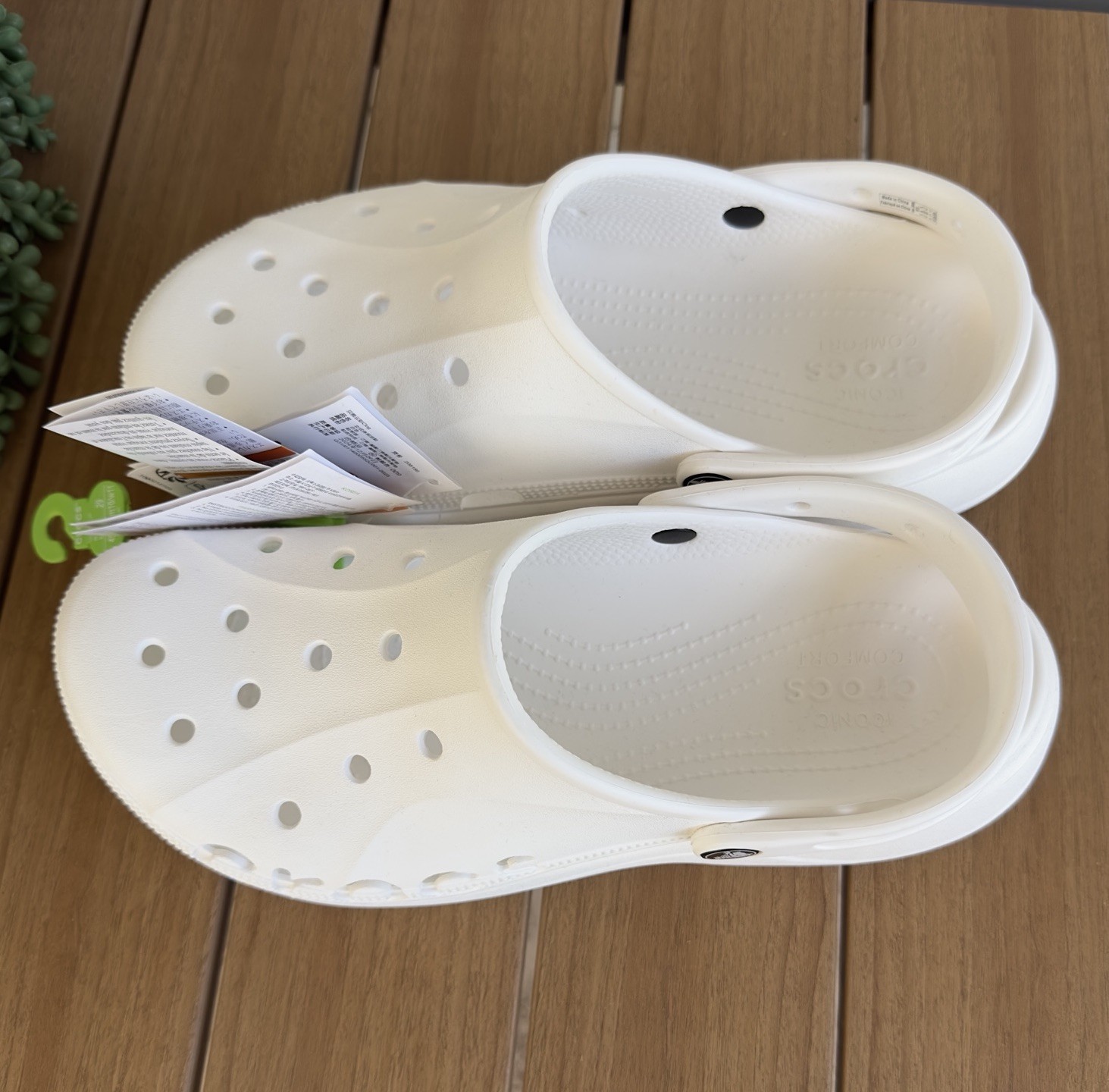 NEW – Crocs Womens Baya Platform Clog Slip On White Womens Size 9