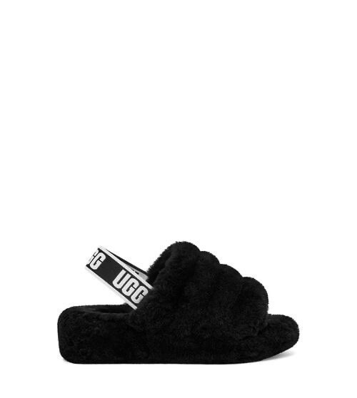 UGG Fluff Yeah Slide Black Size 5 Women’s Or Girls Brand New In Box