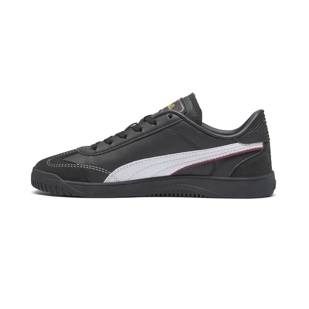 PUMA Club 5V5 Script Lace Up Womens Black Sneakers Casual Shoes 40170801