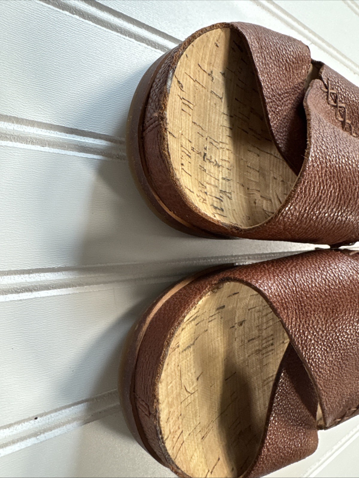 Kork-Ease Amboy Leather Slide Sandal Women’s Size 9M Cork Footbed $135 Sold Out