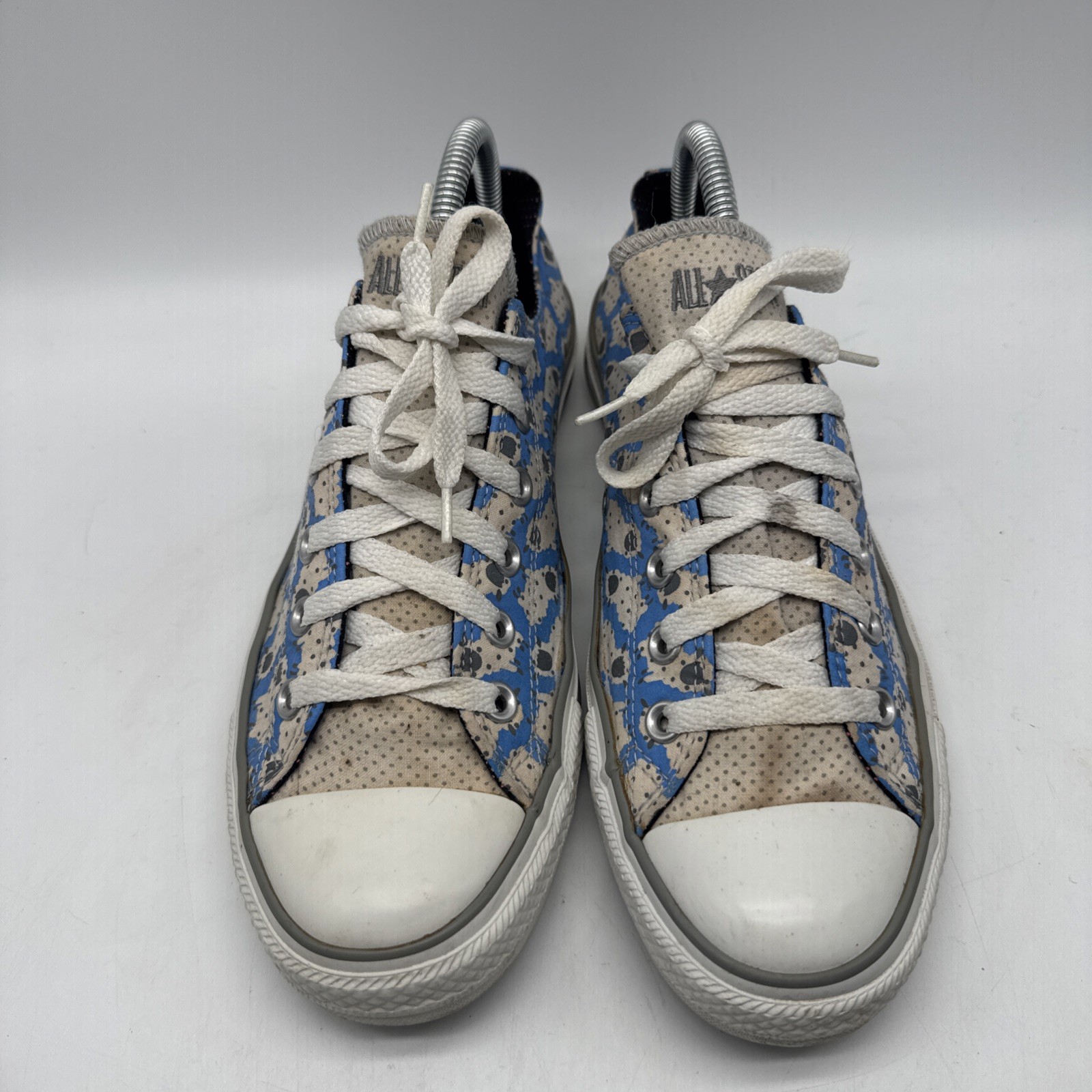 Converse All Star Sheep Print Low Top Sneakers Blue/White Women’s 10 Men’s 8