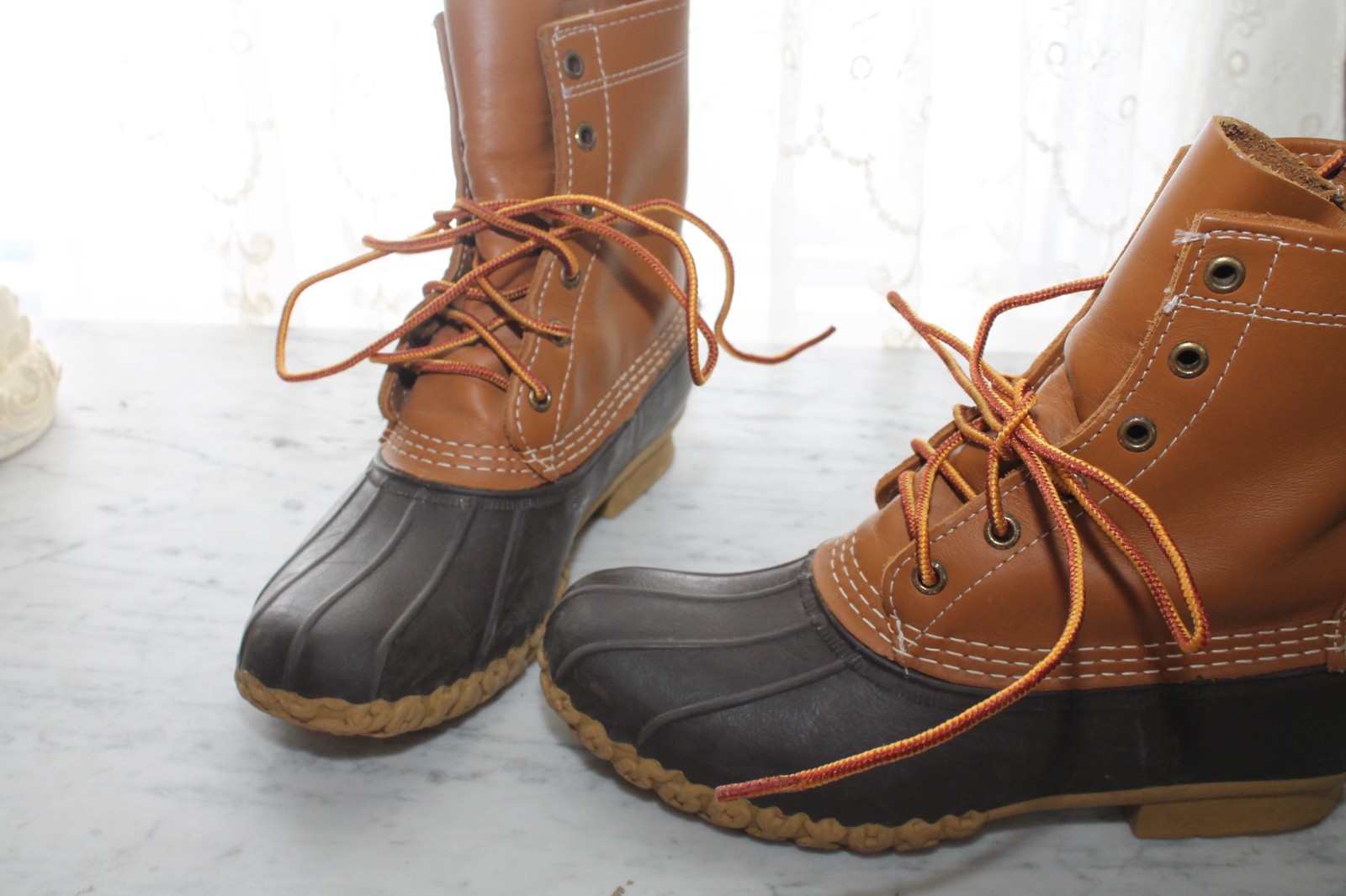LL Bean Hunting Duck Boots Women’s 6 Narrow Unlined Old Money Ivy Style Preppy