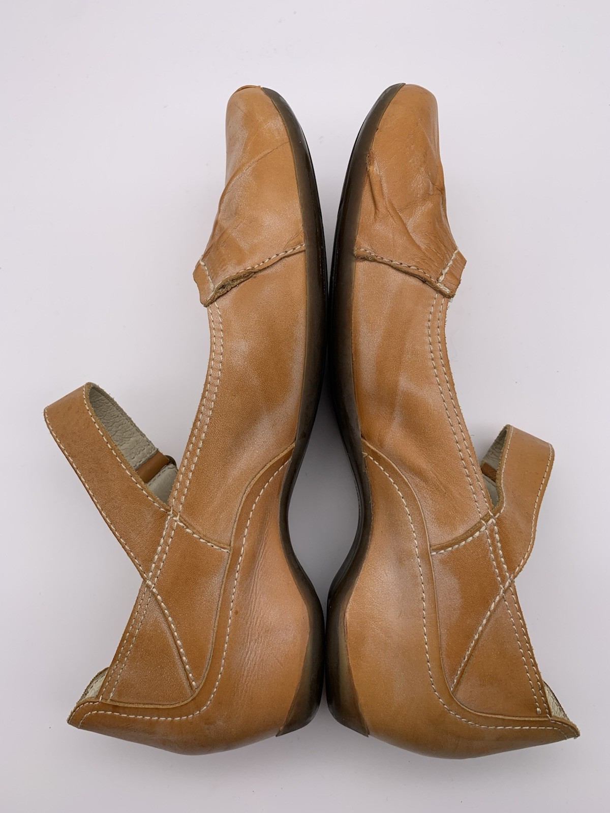Pikolinos Women’s US 10/10.5 EU 41 Butterscotch Tan Leather Mary Jane Shoes
