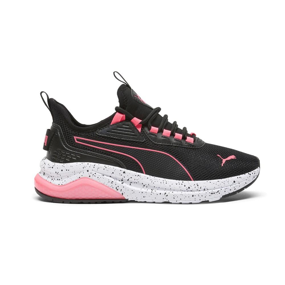 PUMA Amplifier Speckle Lace Up Womens Black Sneakers Casual Shoes 39914502