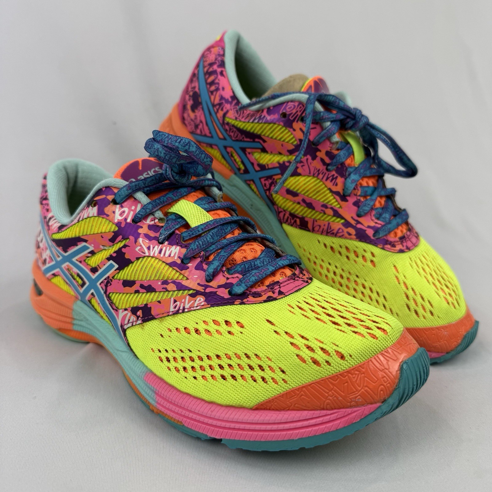 Asics Gel Noosa Tri 10 Triathlon Running Shoes Sneakers T508N Womens Size 7.5