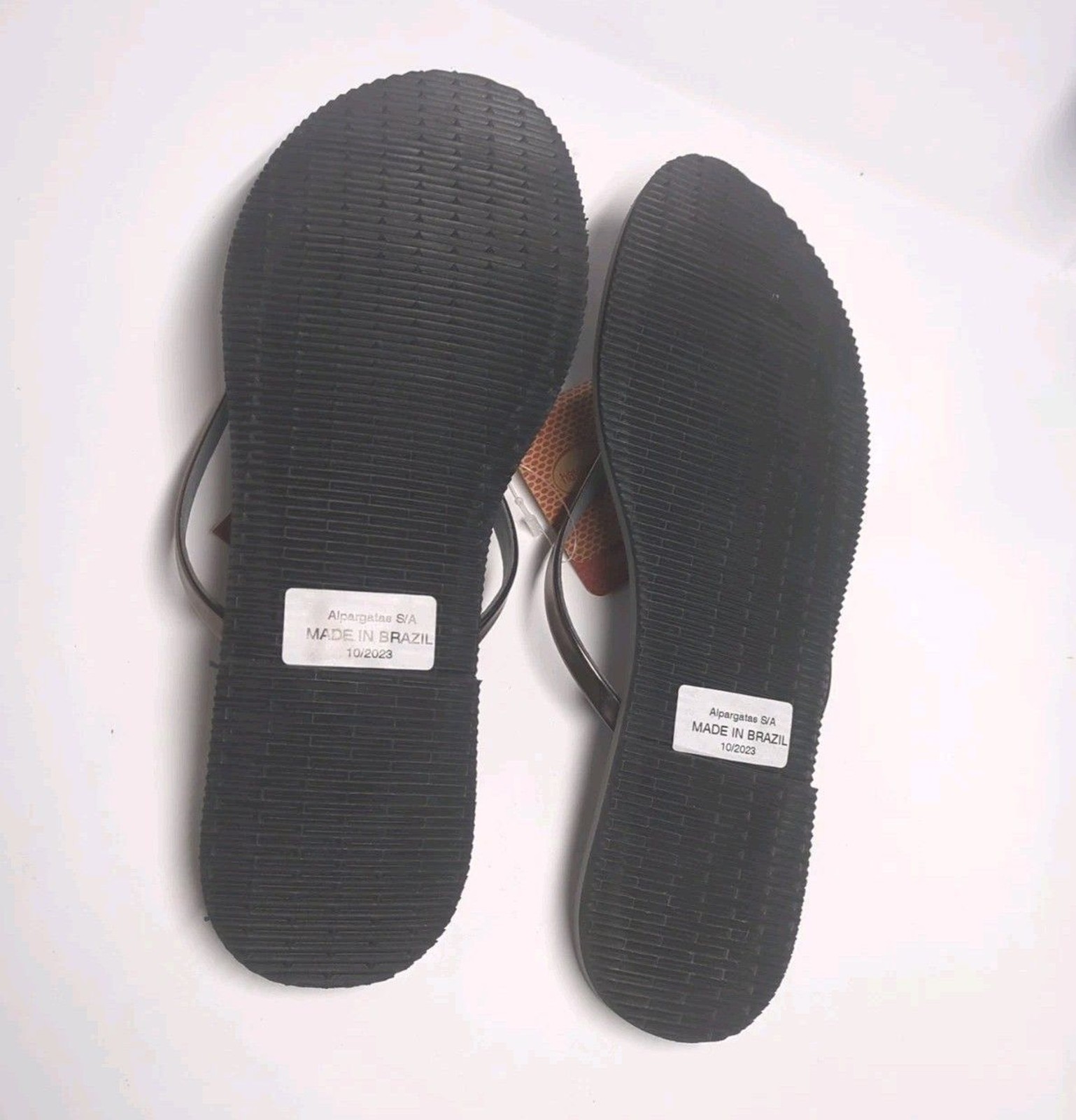 NEW Havaianas Flip Flops Sandals 41-42 Gray Steel Metallic Graphite Women 11 $42