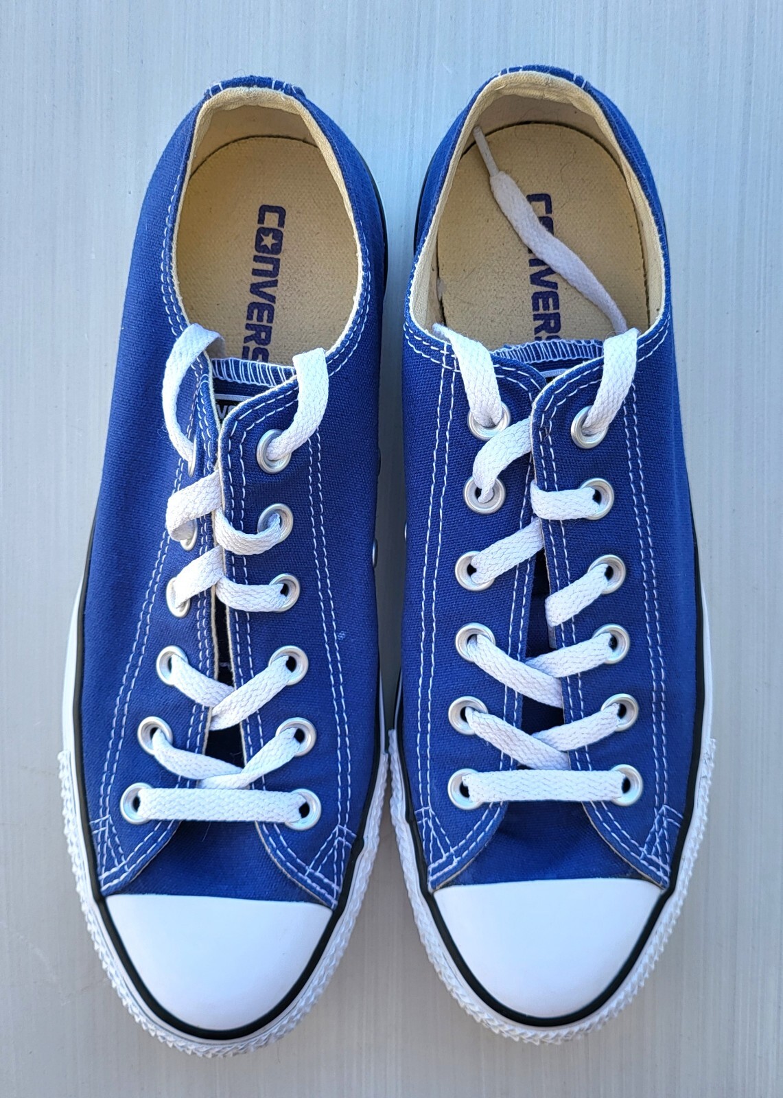 Converse Unisex Adults CTAS OX Sneakers Blue 151177F Low Top Lace Up M7 W9