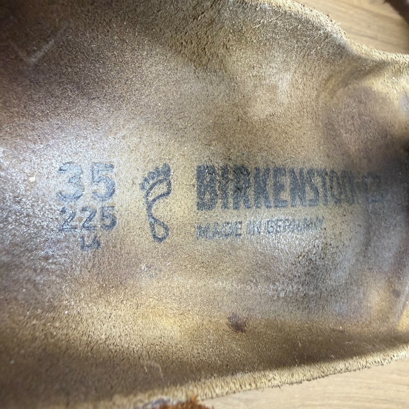 Birkenstock Kairo Sandals Cognac Tan Leather 4 W EU 35 Buckle Travel Vacation