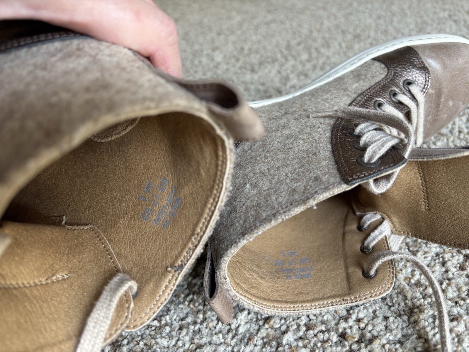 Birkenstock Bartlett high-top sneaker boot-used Size EU 36 regular/wide
