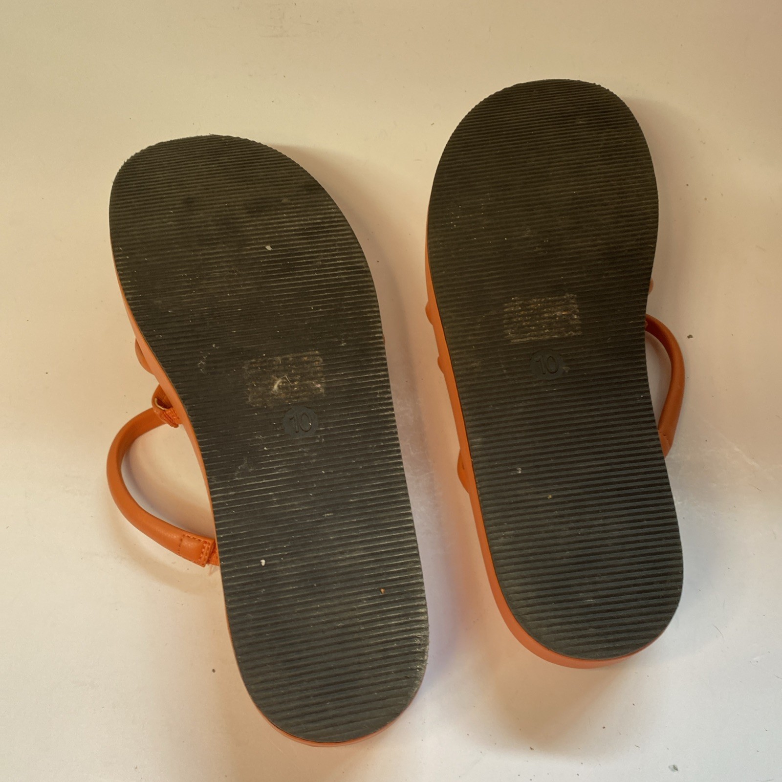 A New Day Dory Strappy Platform Sandals Apricot Orange Size 10. Excellent Cond.