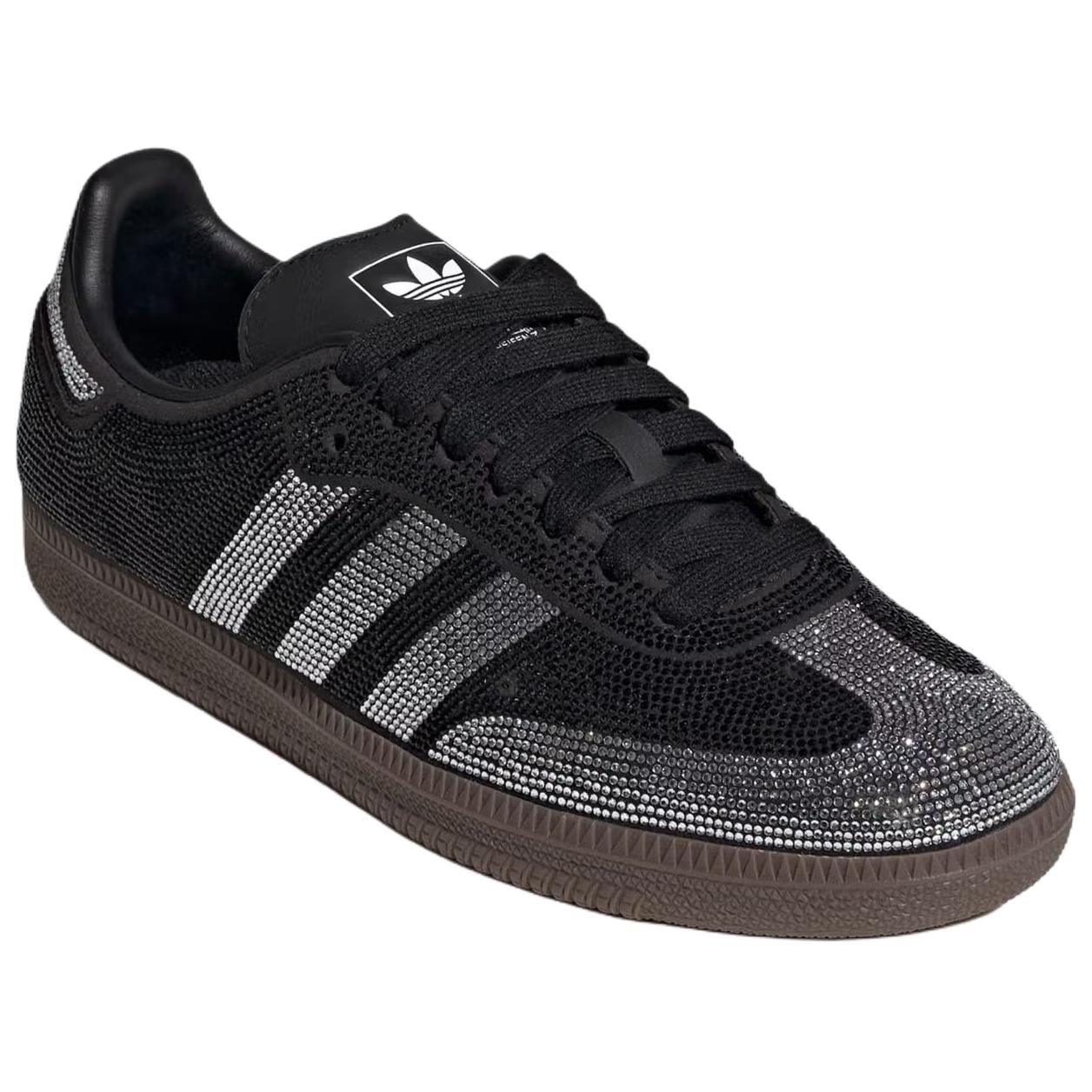 adidas Samba OG Rhinestone Black Silver (Women’s) IH9052