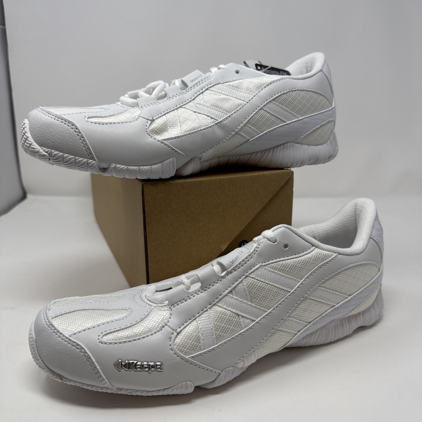Kaepa Stellarlyte White Cheer Cheerleading White Shoes Sneakers 6570 , Womens 10