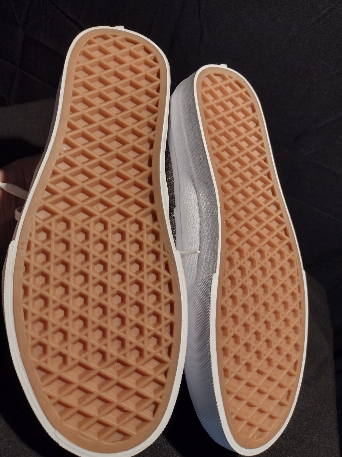 Vans New Gold Silver Glitter Sneakers Women’s Sz 5 Men’s Sz 3.5 Y2k