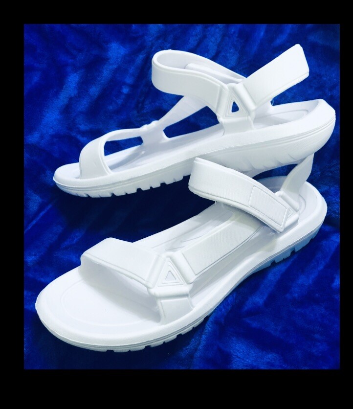 TIME AND TRU womens WATERPROOF Eva sandal SIZE 11 Double Strap Plus Ankle Strap