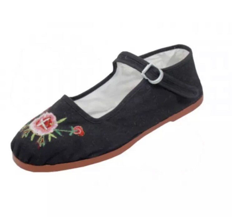 New Women’s Brocade Mary Jane Shoes Flat Slip On Ballet Sandals Colors Size 5-11