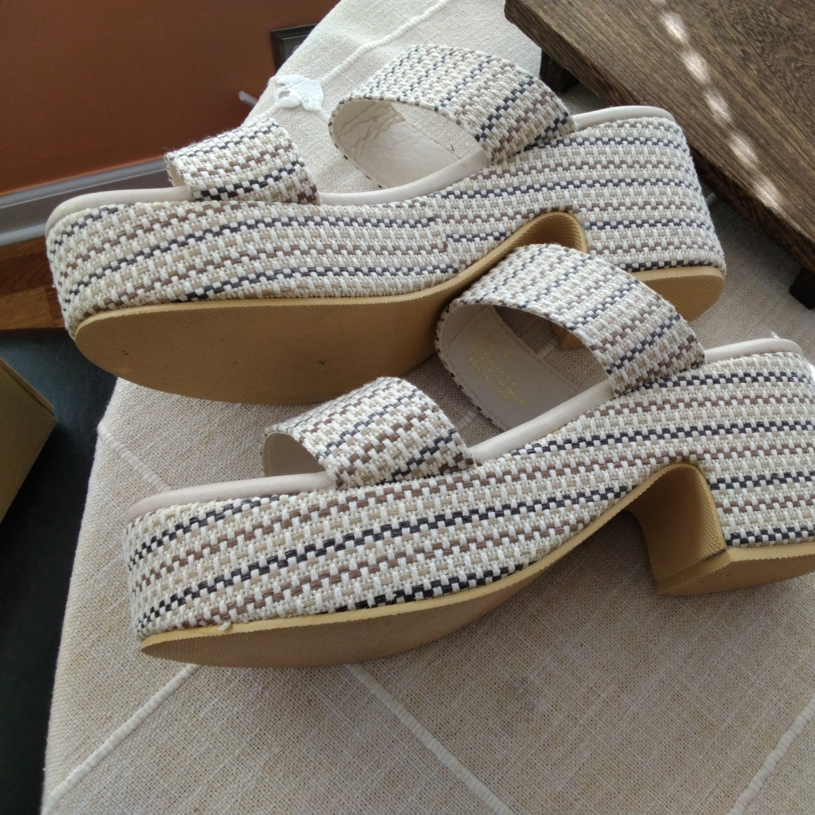 BEACH by Coconuts By Matisse Ocean Ave Espadrille Platform Slide Sandal