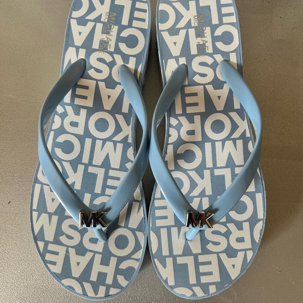 Michael Kors Platform Flip Flops