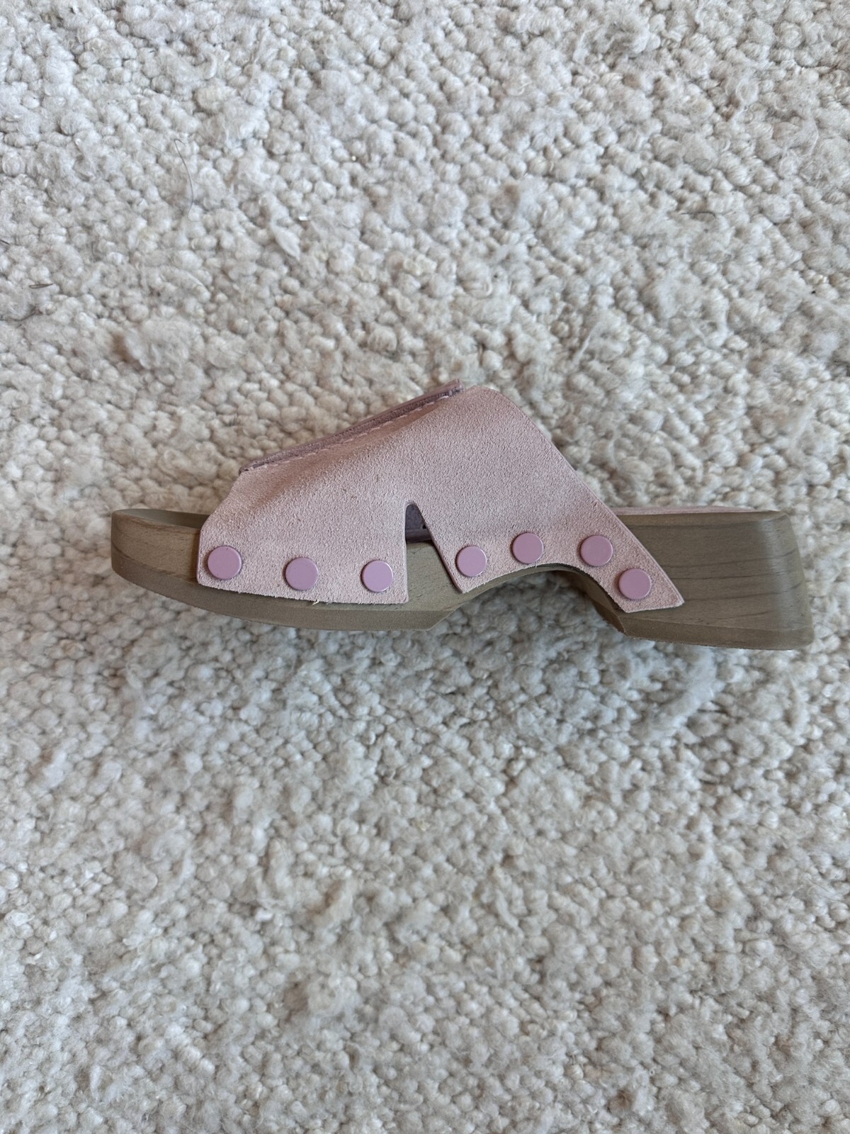 Kelsi Dagger June Suede Clogs Paloma Purple Pink Size 9