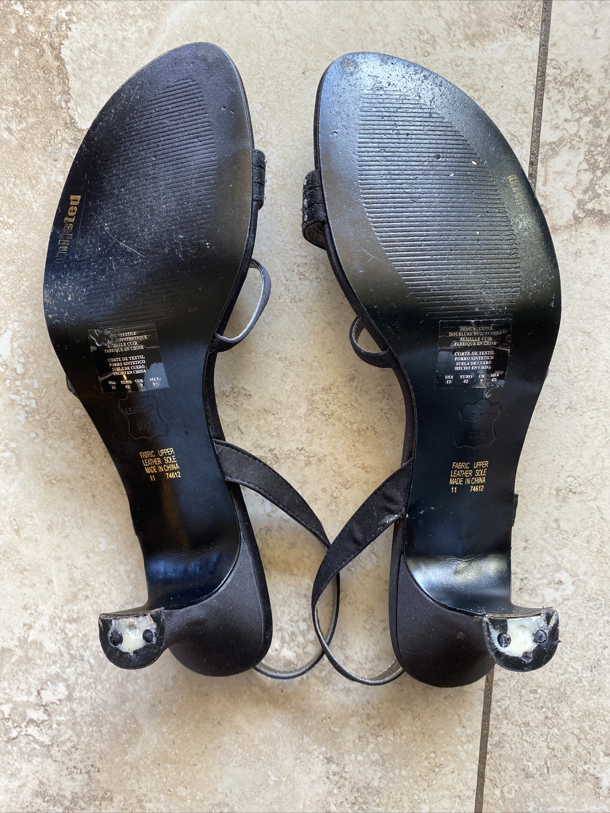 Women Unlisted heels. Size 11. Worn Once. Needs New Heels (see Pic)