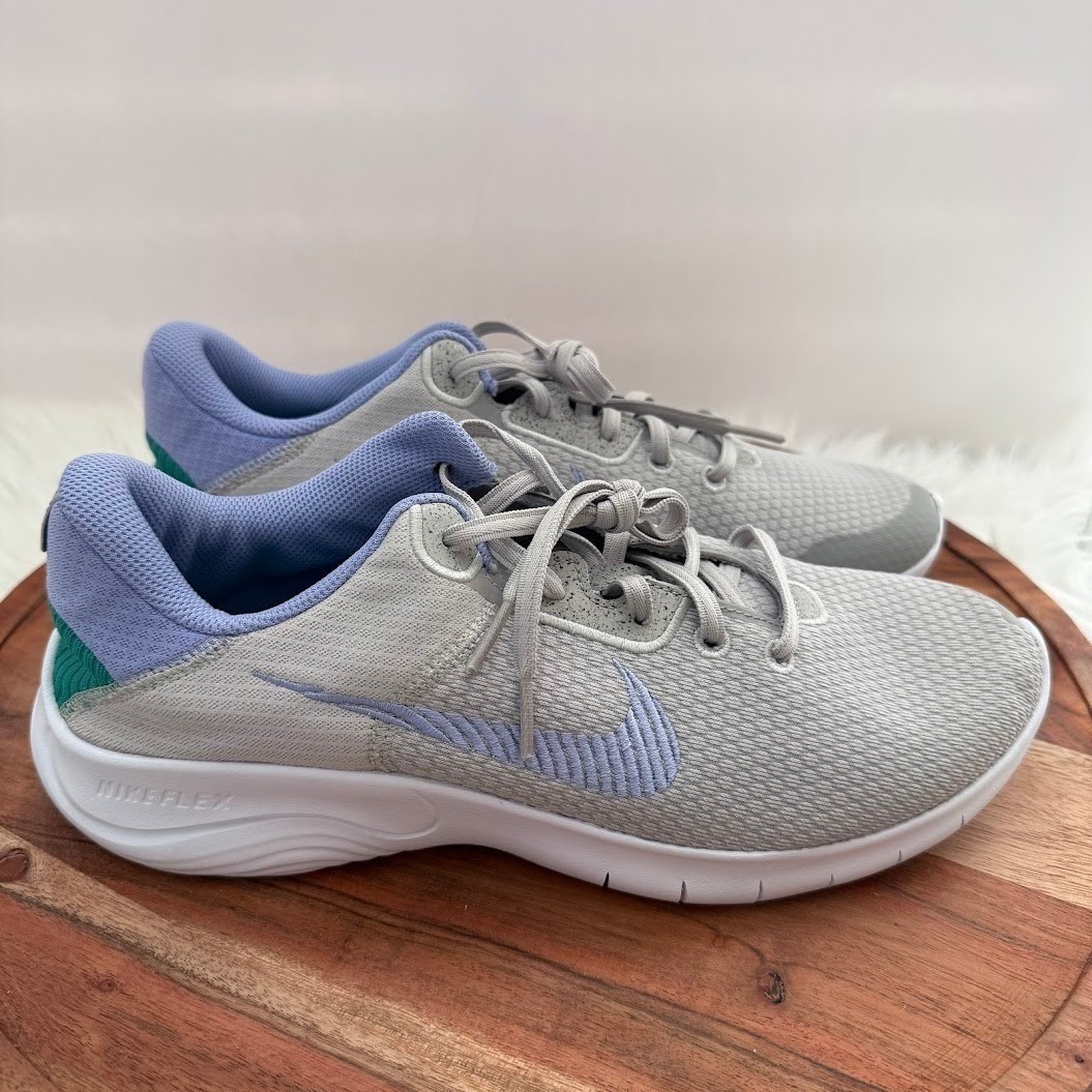 Nike Flex Experience RN 11 Wmns Running Shoes Gray Blue Green Size 11 DD9283 005