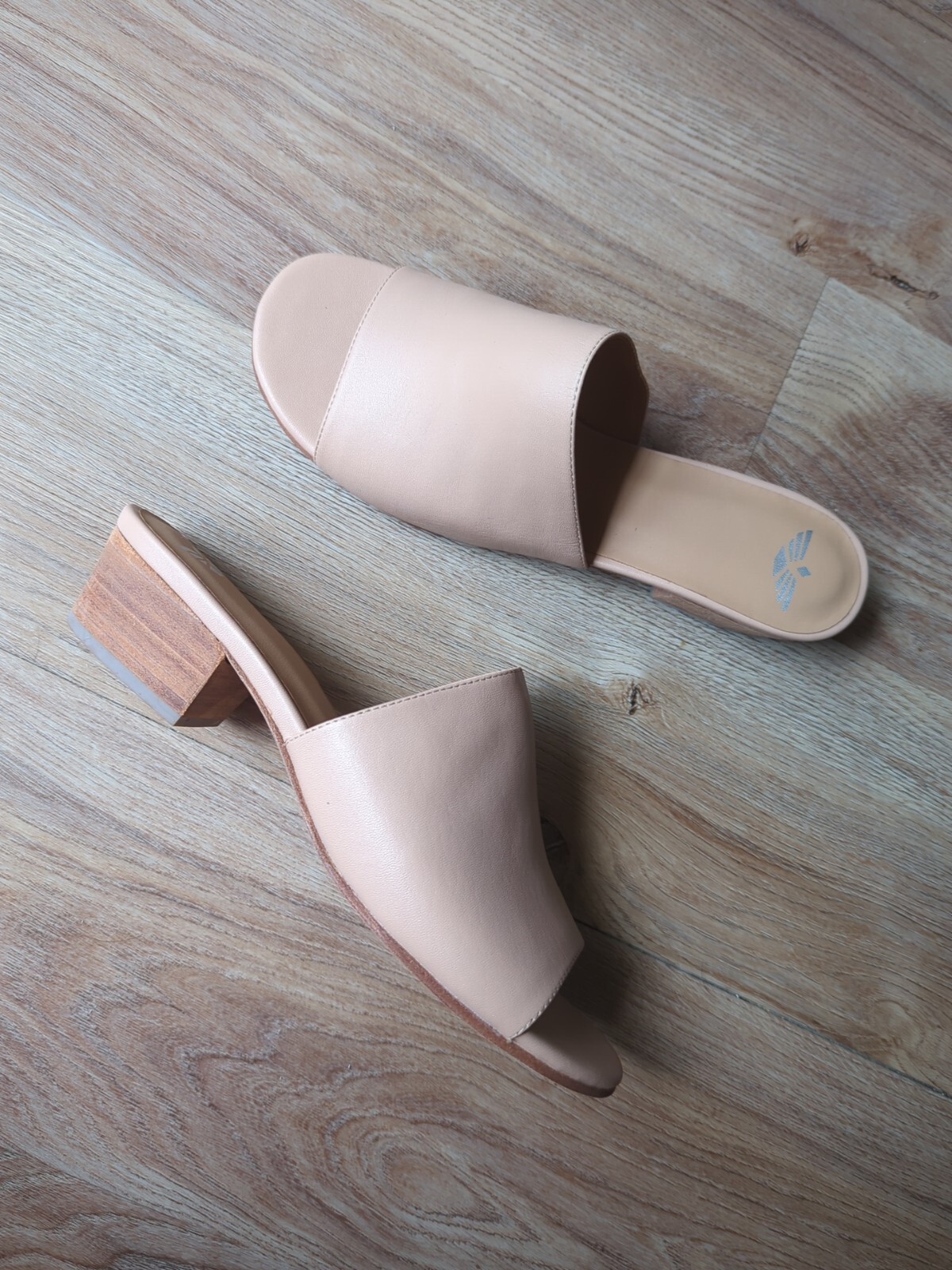 Fortress of Inca Rachel Blush Mule Sandals Womens EU 40 Fairtrade Handmade Peru