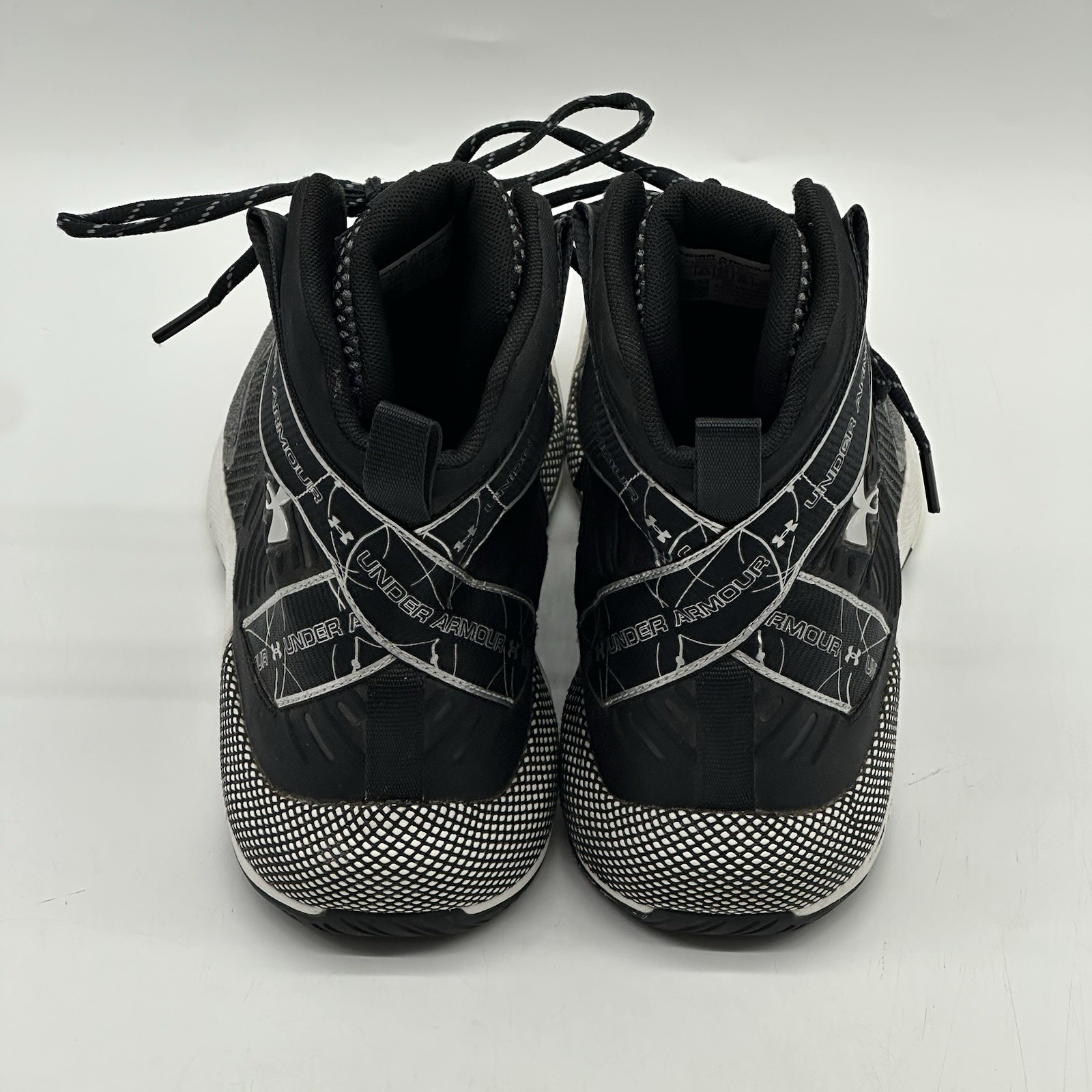 Under Armour Hovr Highlight Ace Black White Volleyball Shoes Women’s Size 11