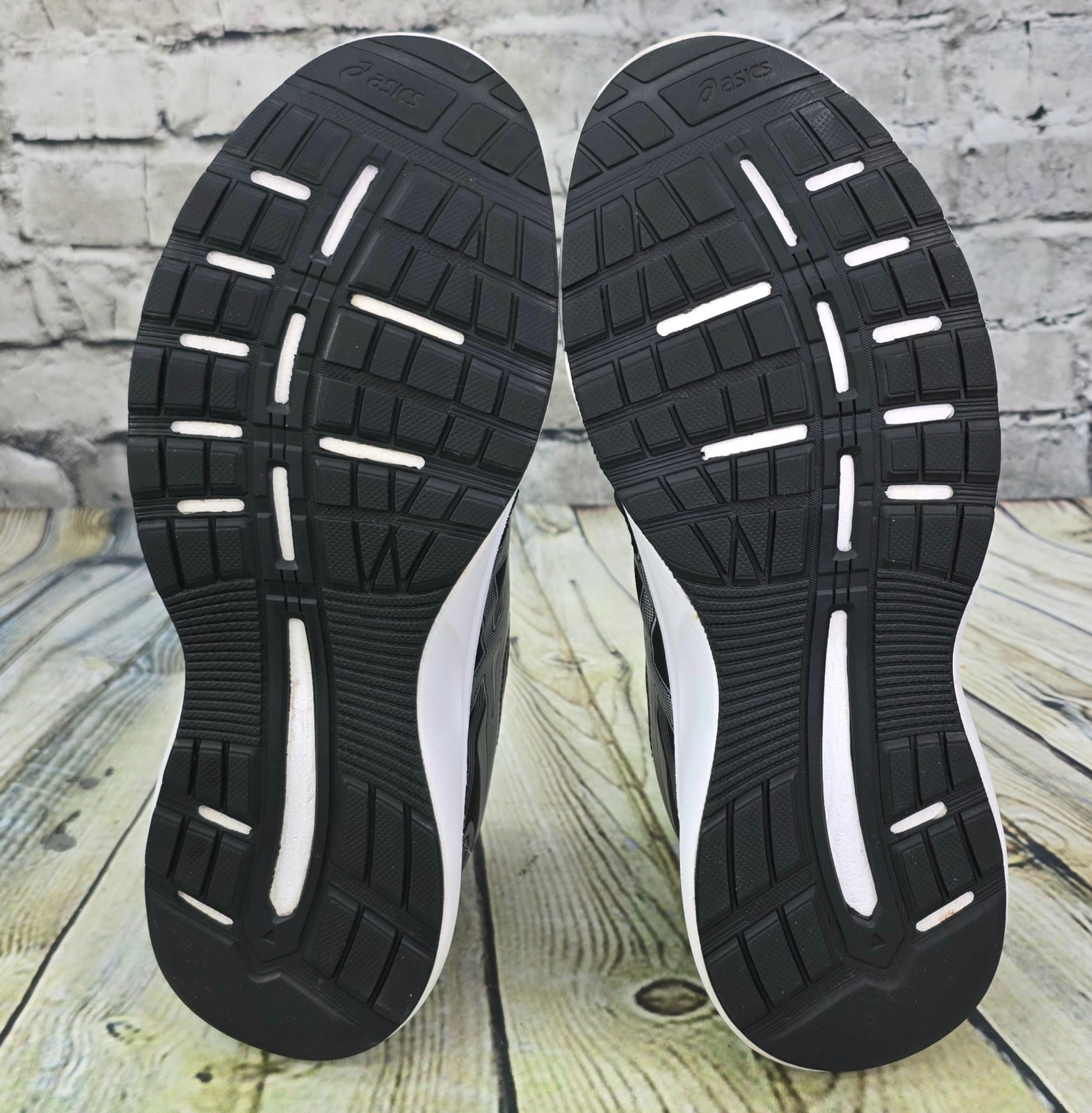 ASICS Stormer T791S Women’s Running Shoes 10.5 Black Silver Lightweight Trainer