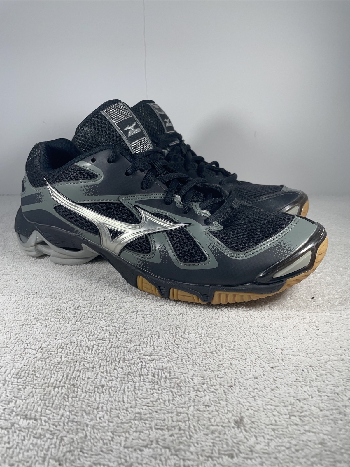 Mizuno Wave Bolt 5 Black/Gray Women’s Size 9 Volleyball
