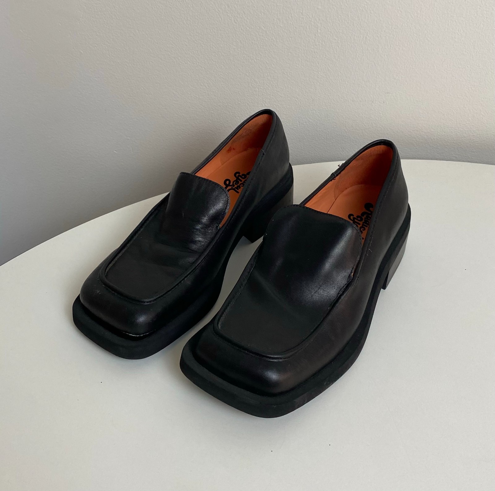 Size 39 [ Radical Yes ] Misia Leather Square Toe Loafer