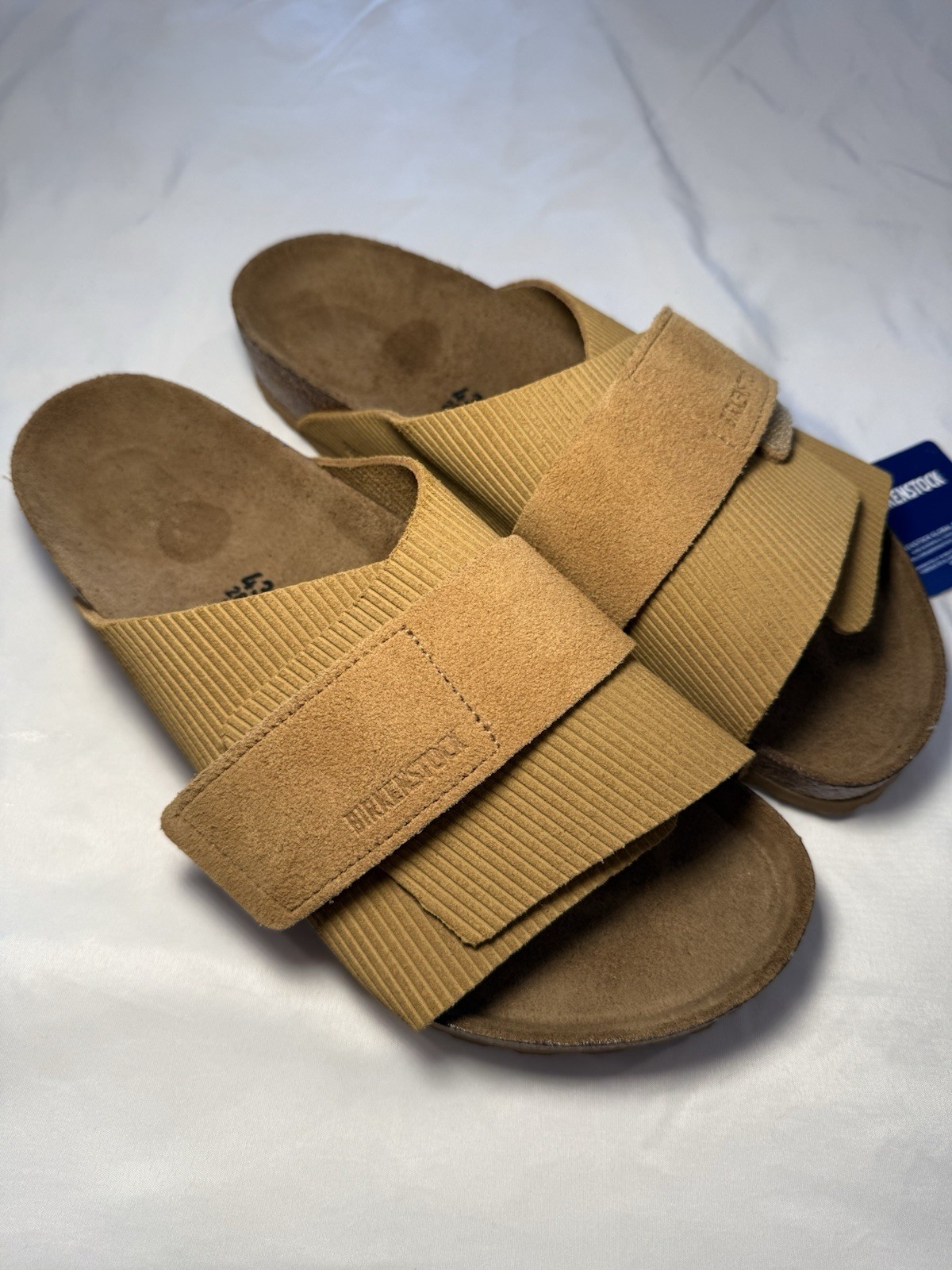 Birkenstock Kyoto Suede Embossed Sandal Men’s Size EU-43 US-10 10.5 NWOB