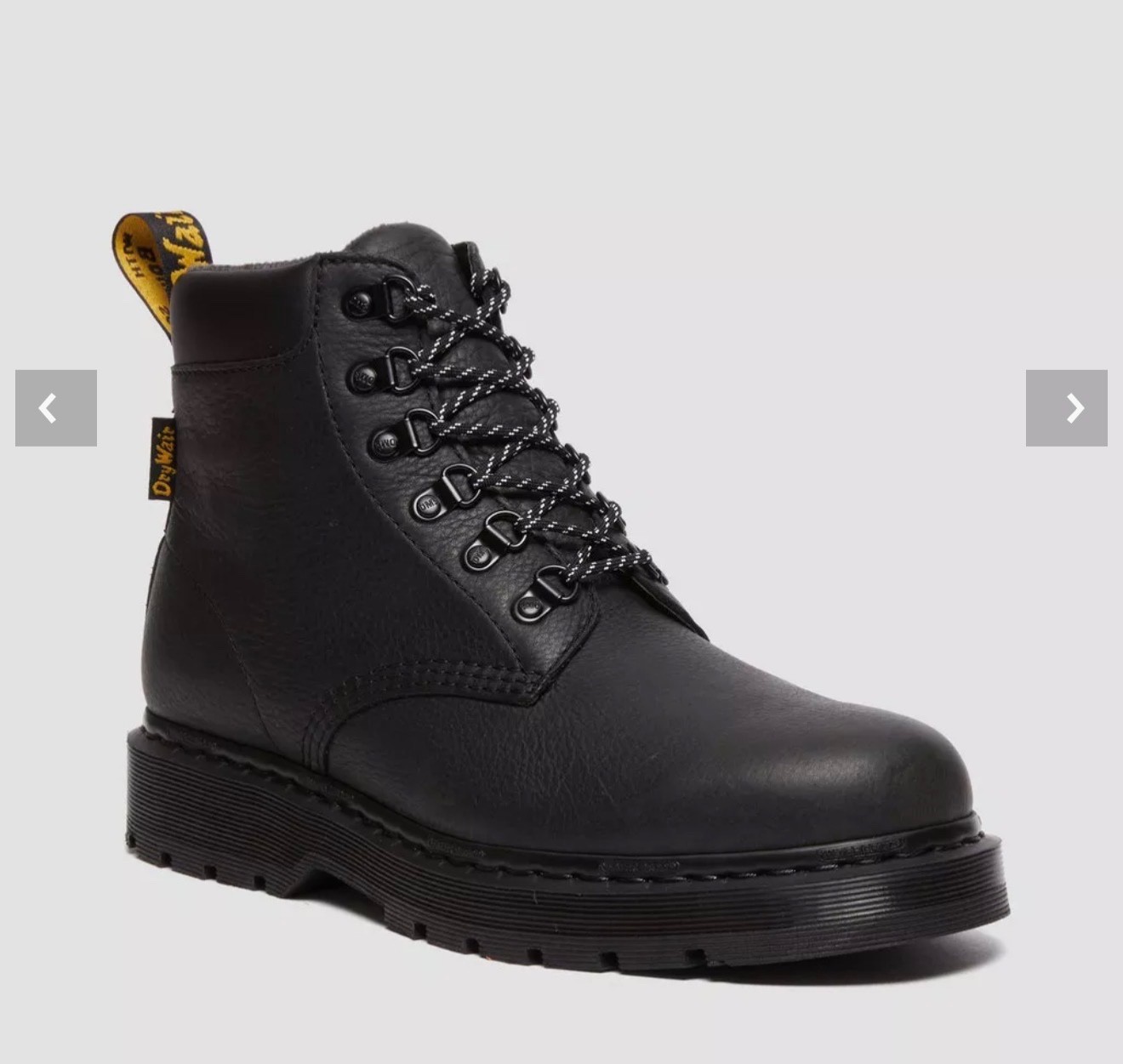 Doc Martens Black Trinity Waterproof Boots Leather Lace Up