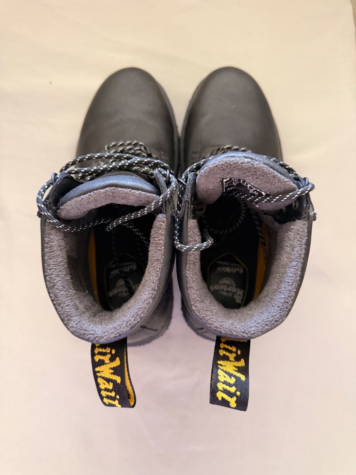 Doc Martens Black Trinity Waterproof Boots Leather Lace Up