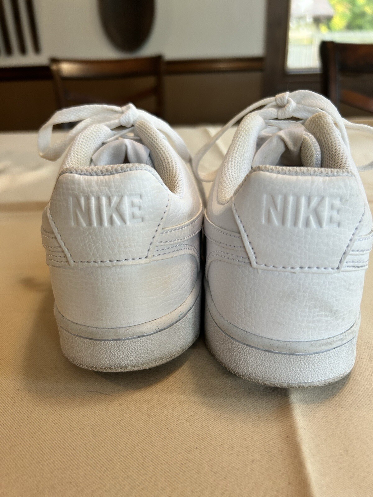 Nike Court Vision Women’s 8 Triple White DH3158-100 Athletic Sneakers